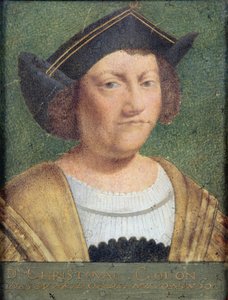 Portret van Christoffel Columbus